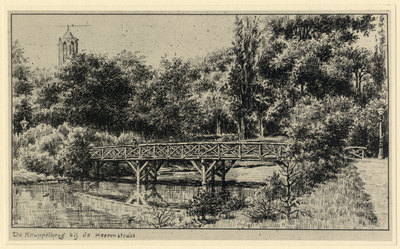 26217 Gezicht op de Stadsbuitengracht met de Herenbrug te Utrecht vanaf de Maliesingel, uit het ...